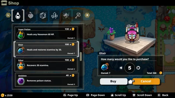 Изображение игры: Nexomon: Extinction
