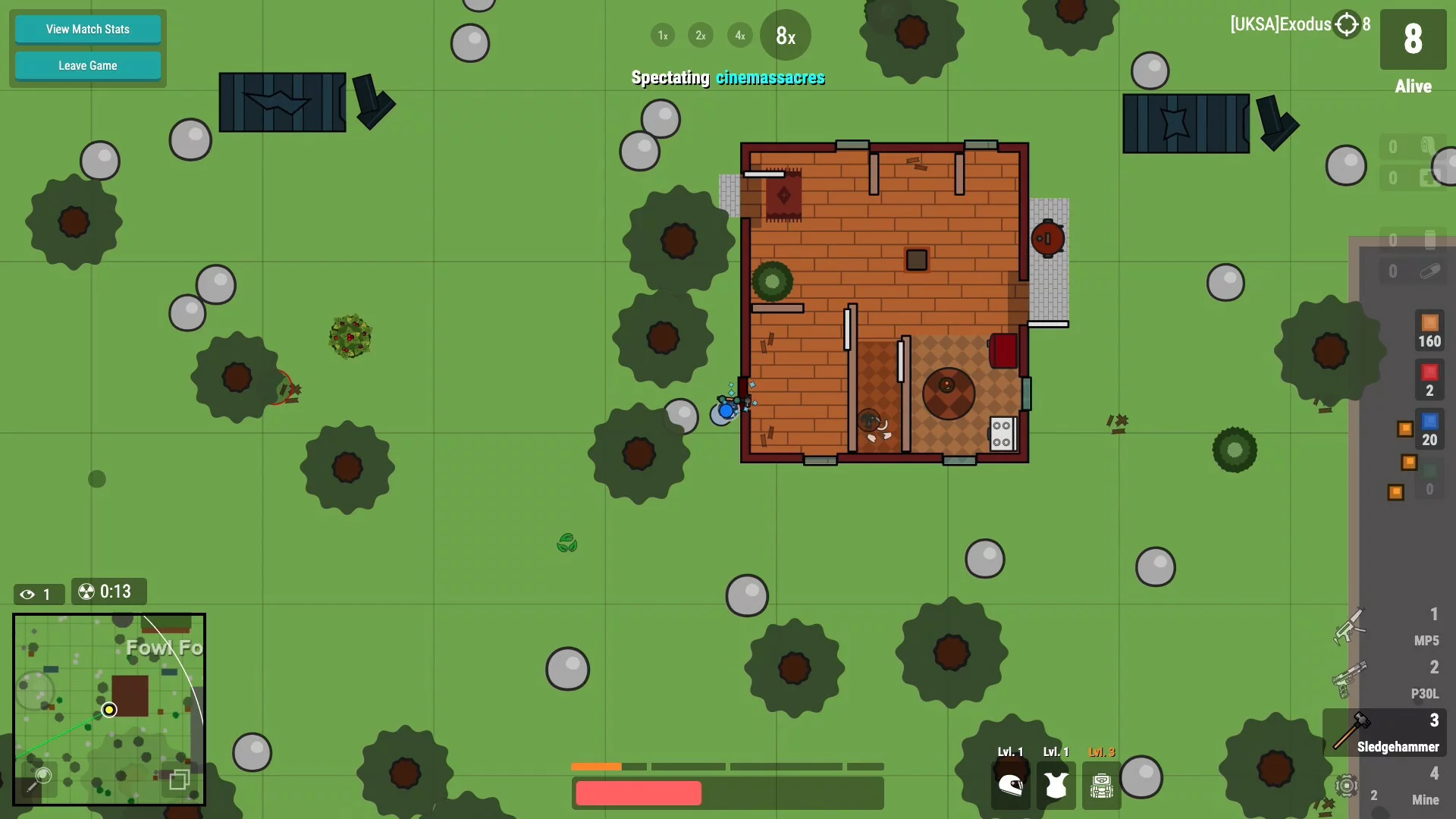 Изображение игры: Surviv.io - Battle Royale