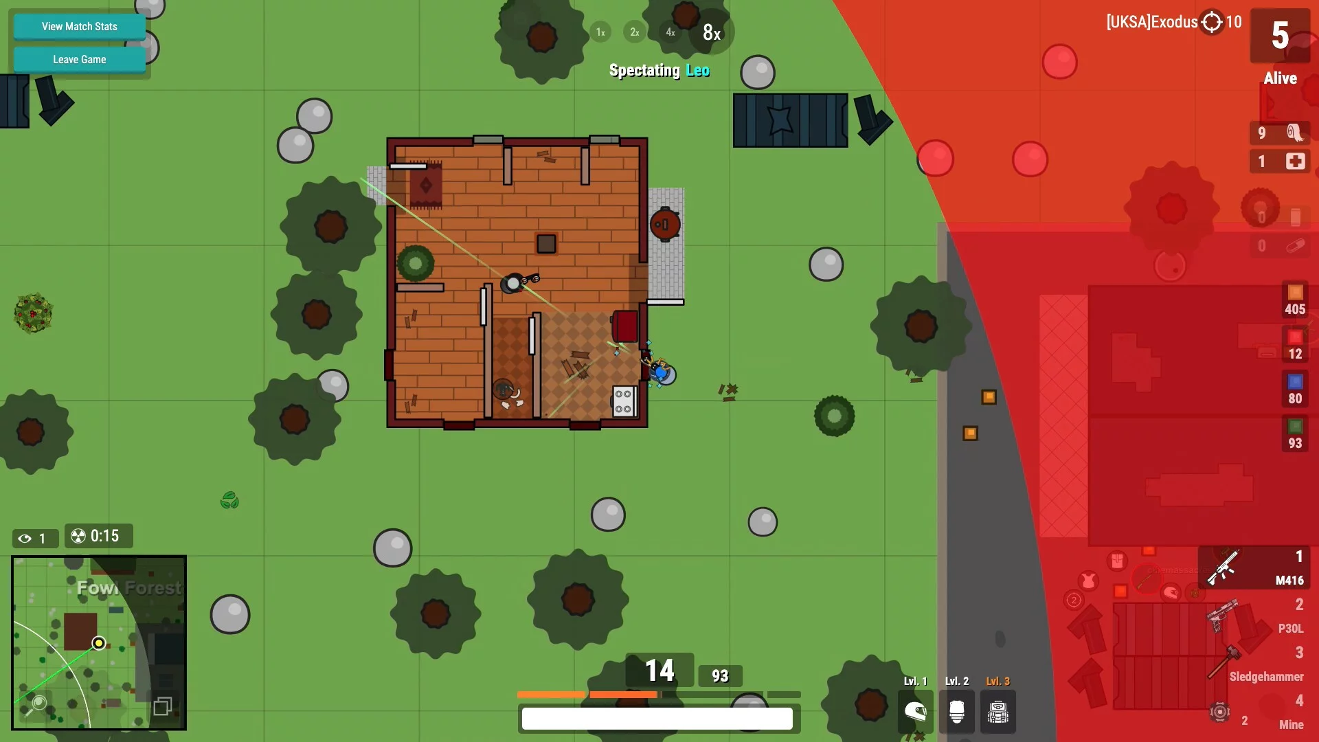 Изображение игры: Surviv.io - Battle Royale