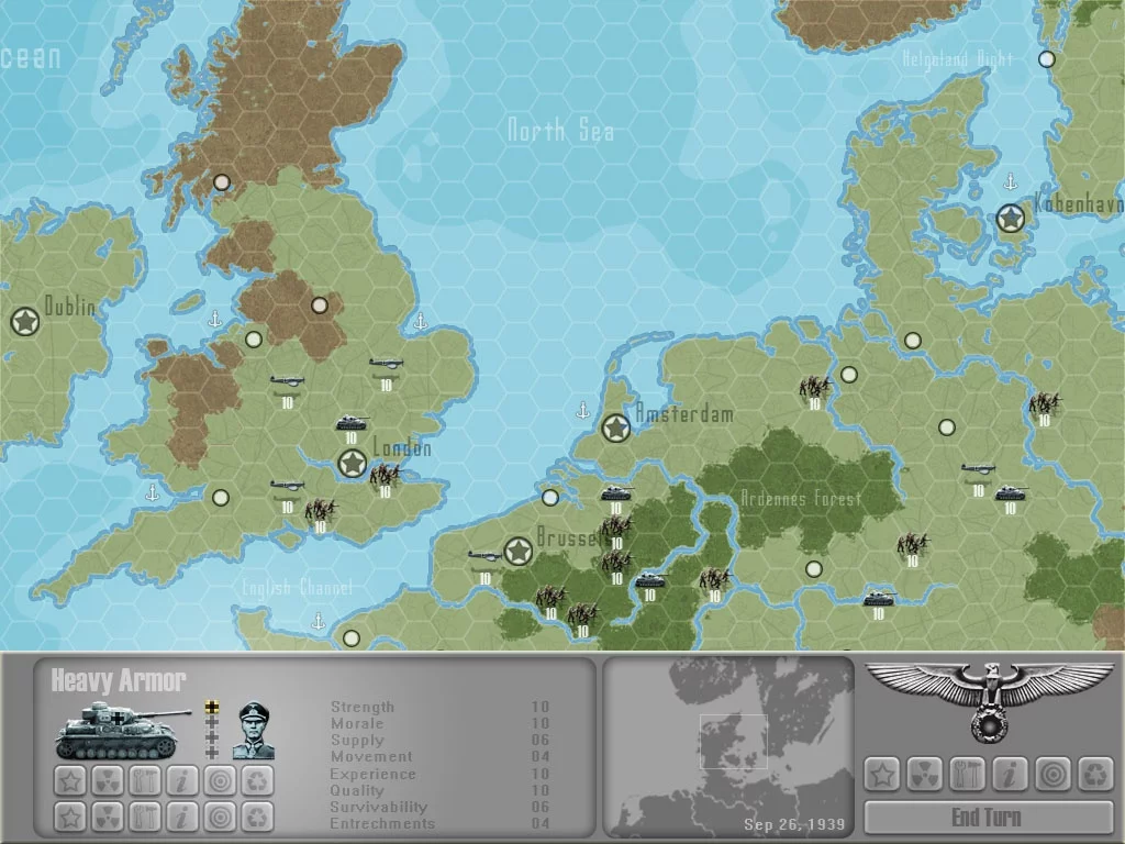 Изображение игры: Commander: Europe at War