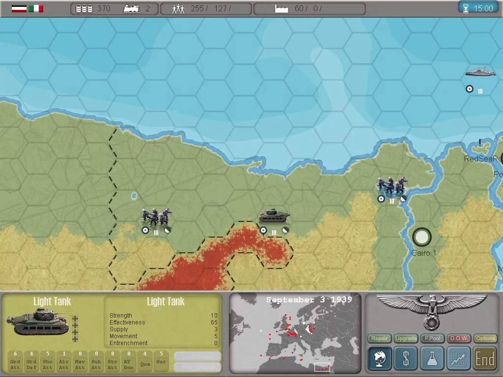 Изображение игры: Commander: Europe at War