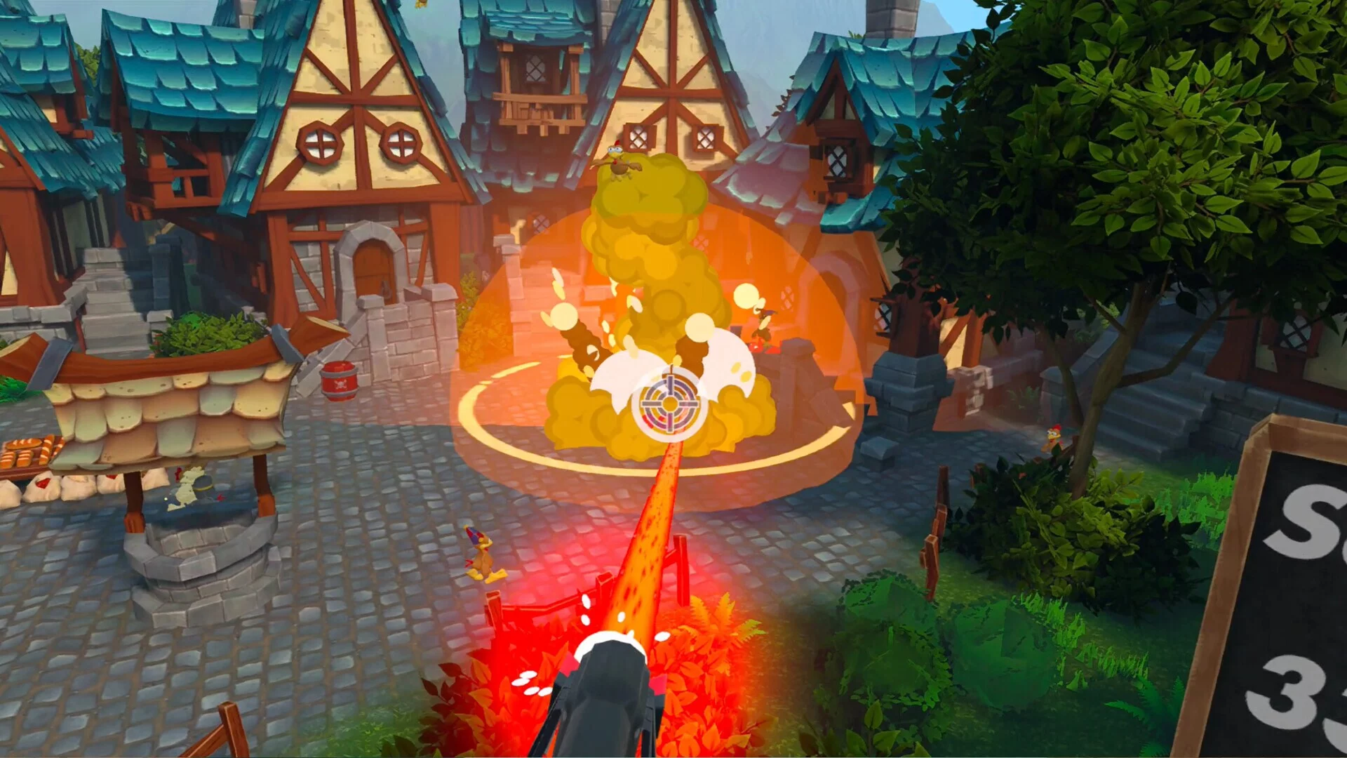 Изображение игры: Moorhuhn VR Blast