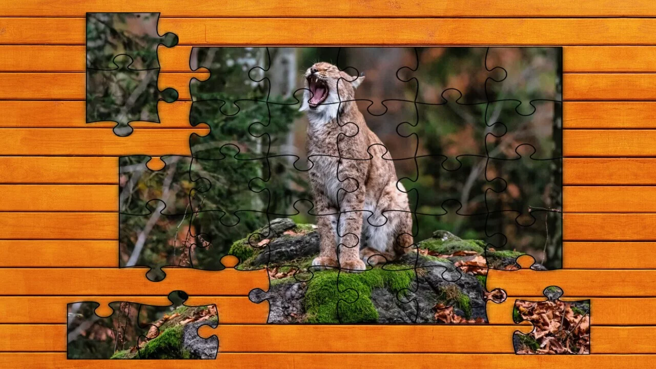 Изображение игры: Wild Lynx Jigsaw