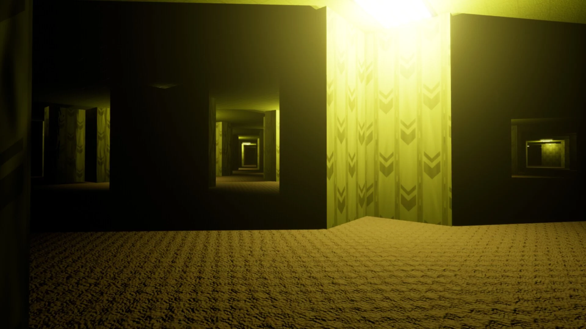 Изображение игры: Backrooms: The Yellow Dream