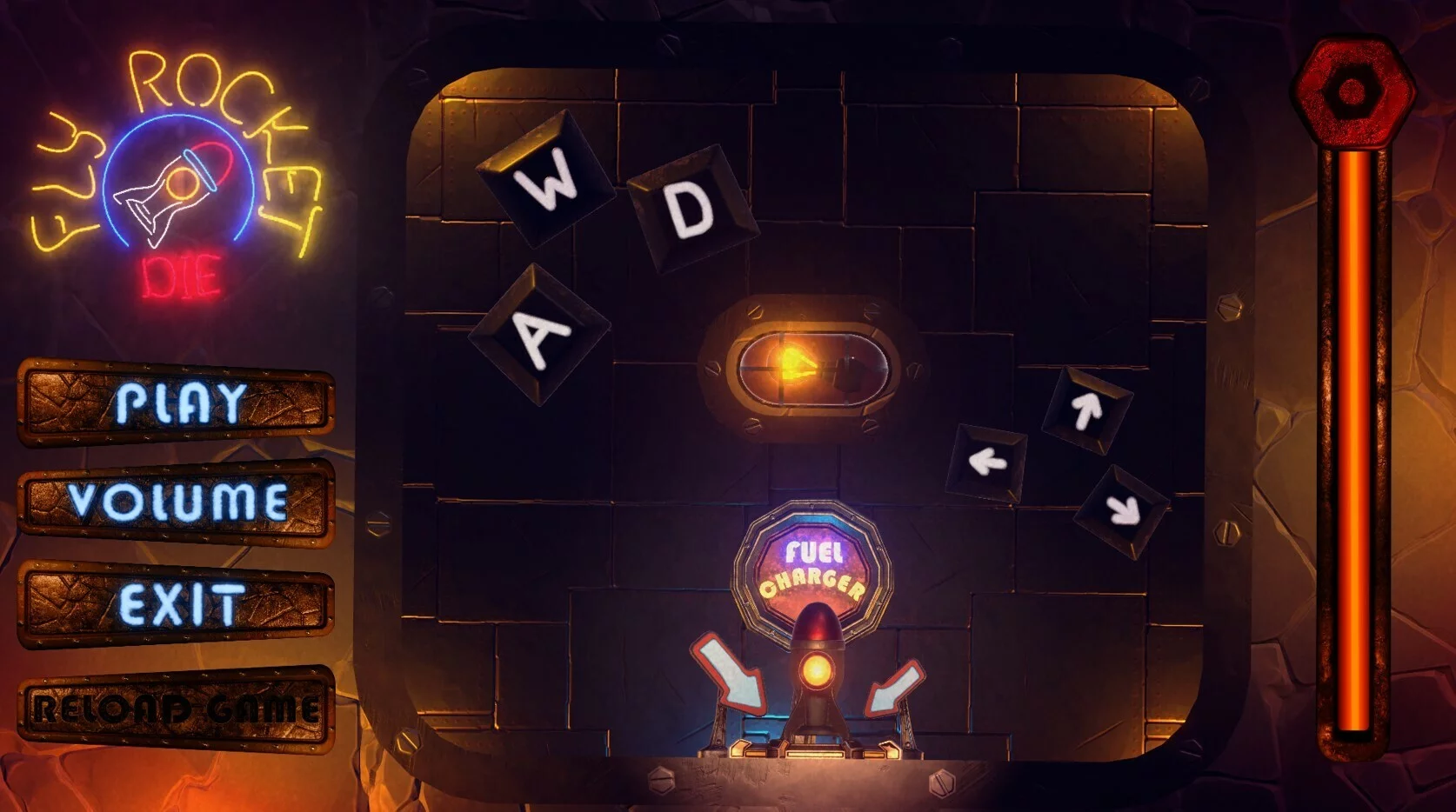 Изображение игры: Fly Rocket Die