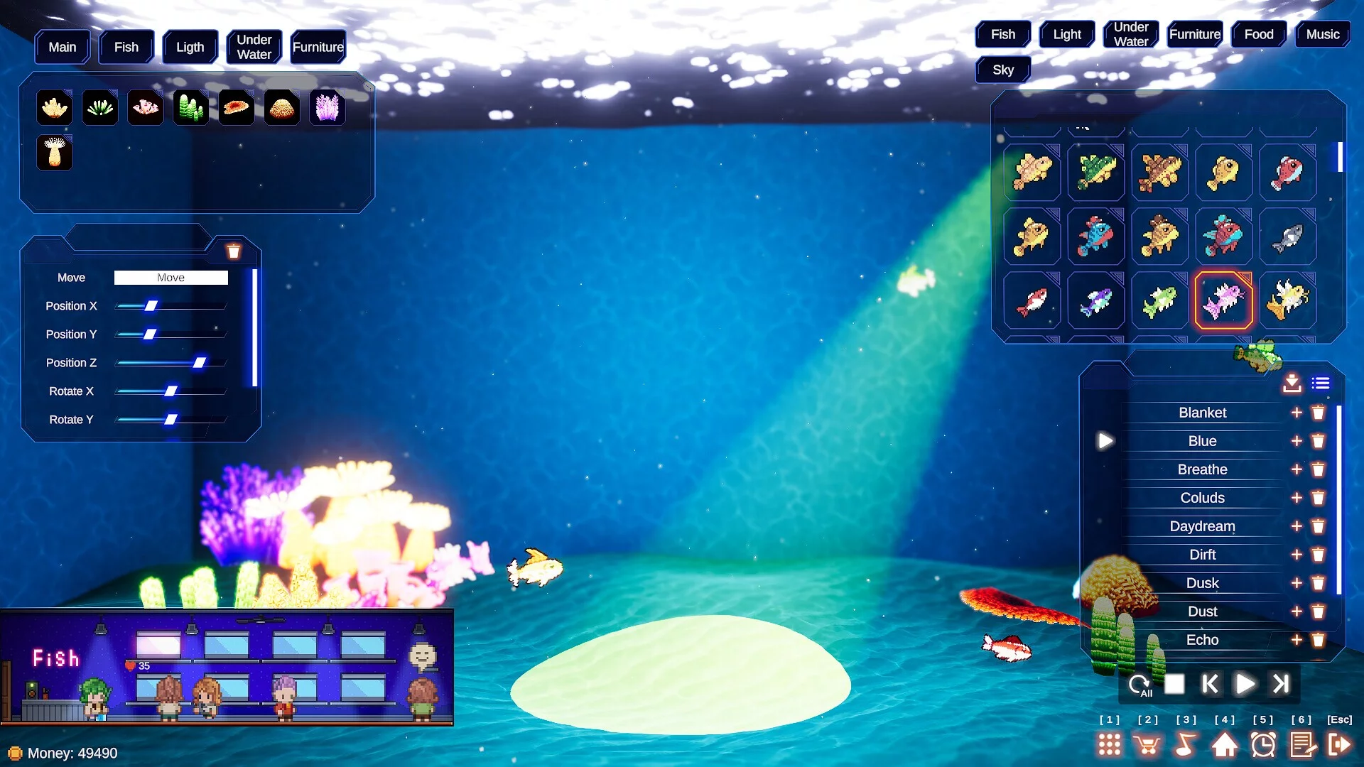 Изображение игры: Cozy Aquarium