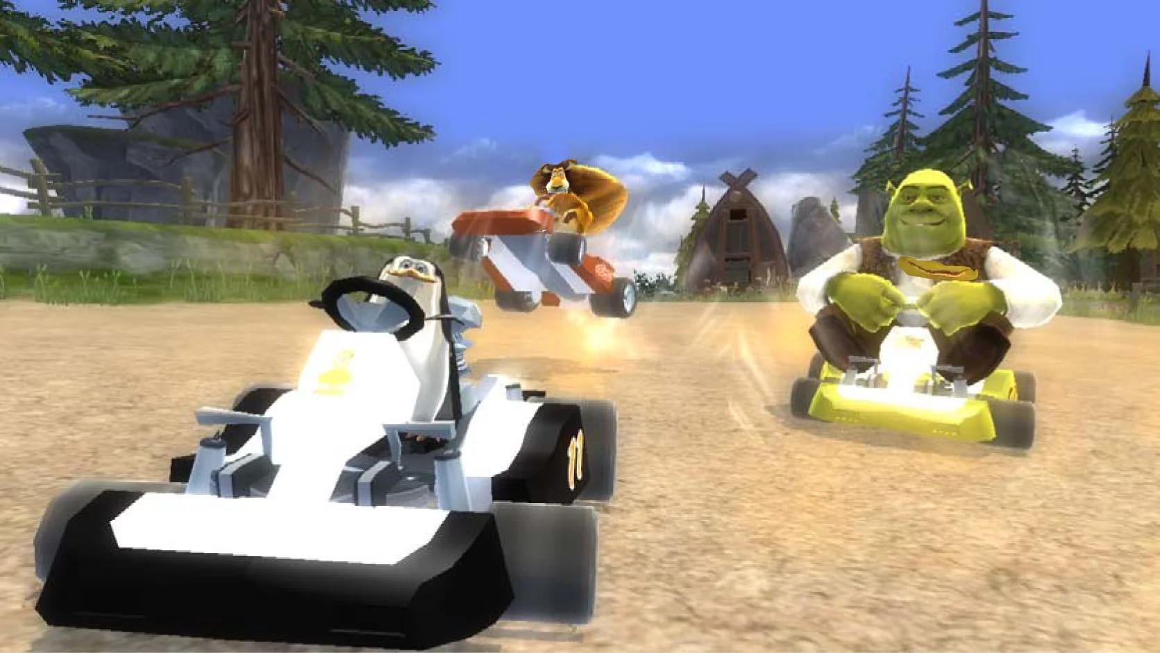 Изображение игры: DreamWorks Super Star Kartz