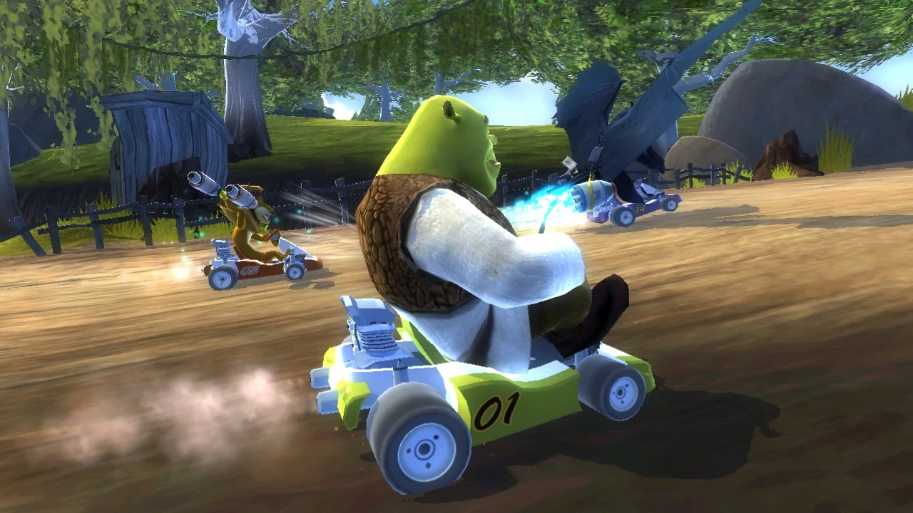 Изображение игры: DreamWorks Super Star Kartz