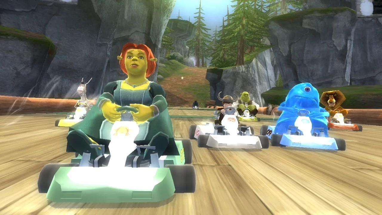 Изображение игры: DreamWorks Super Star Kartz