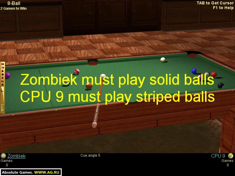 Изображение игры: 3-D Pool