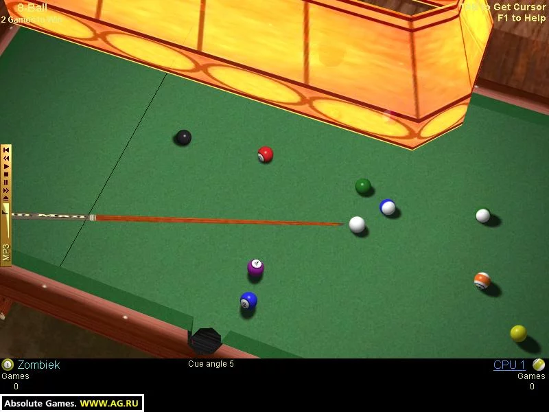 Изображение игры: 3-D Pool