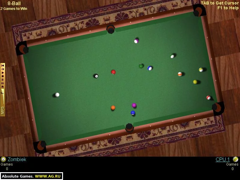 Изображение игры: 3-D Pool