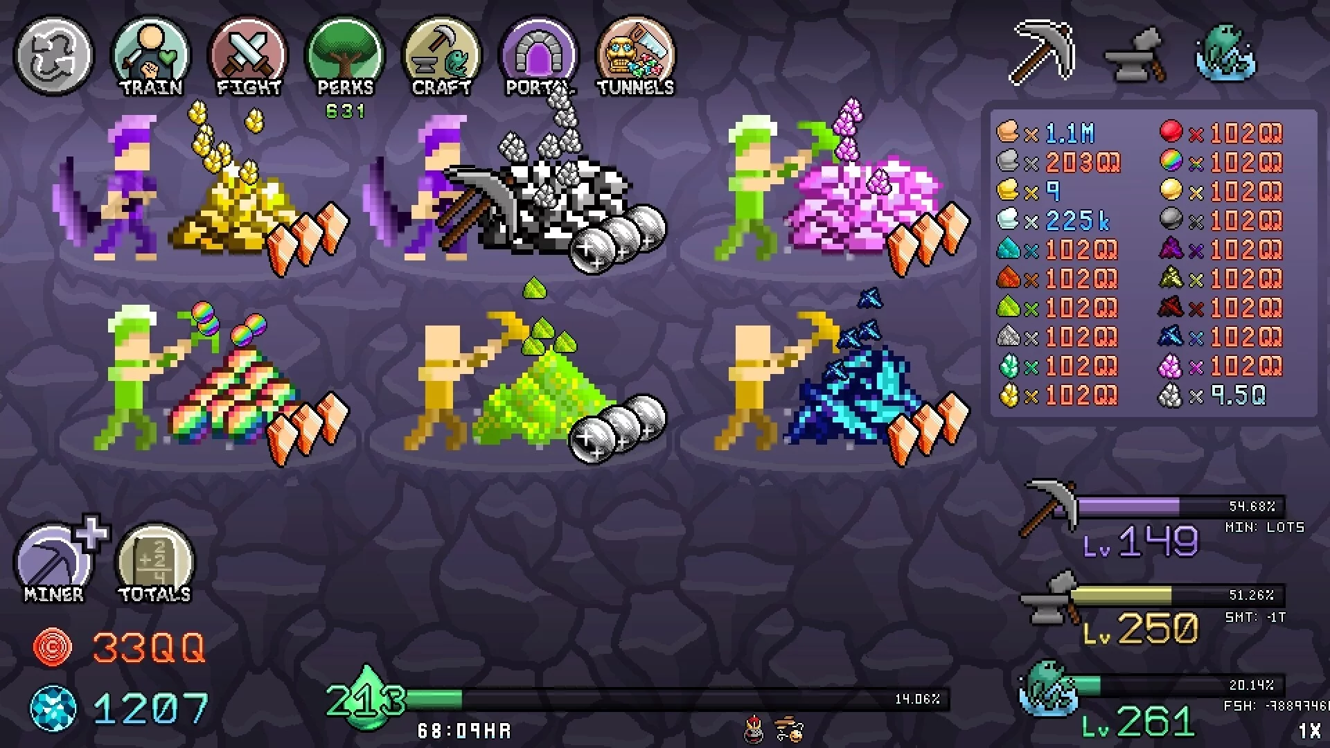 Изображение игры: Idle Skilling