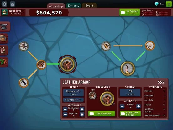 Изображение игры: Crafting Idle Clicker