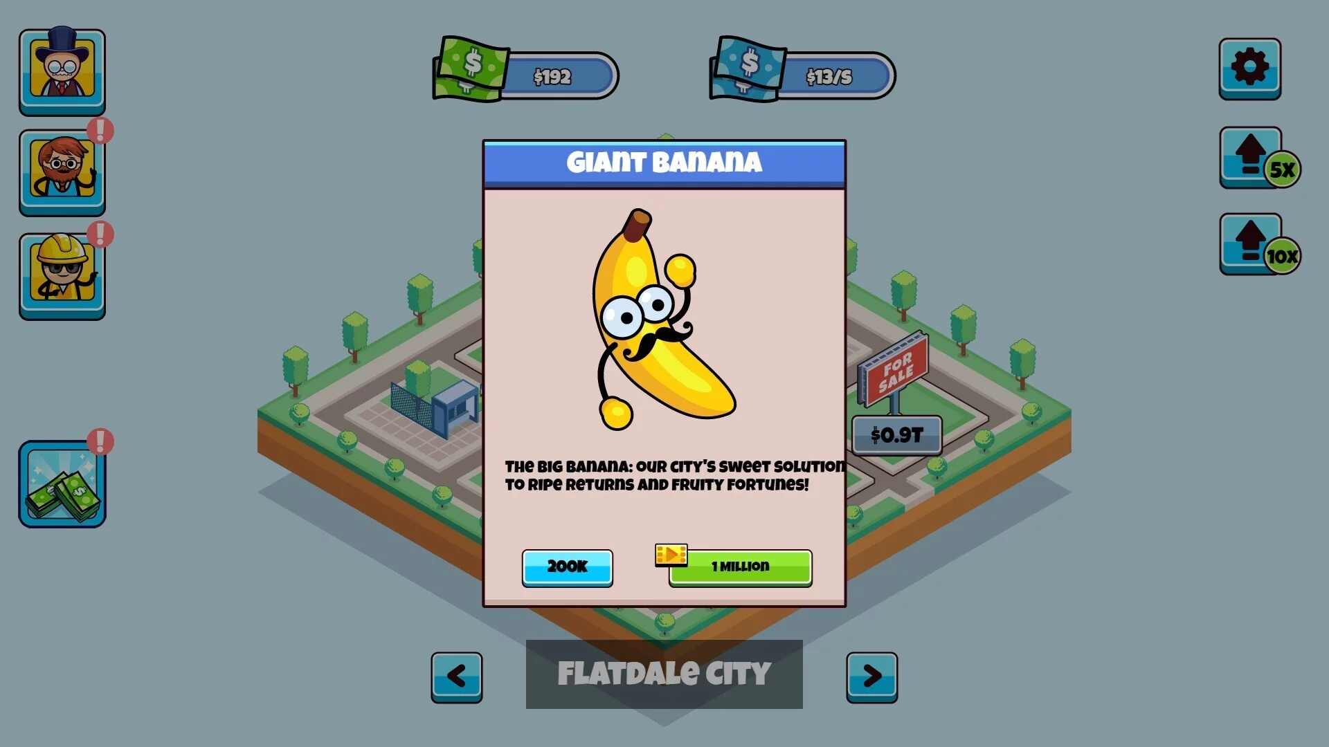 Изображение игры: Idle Town Billionaire