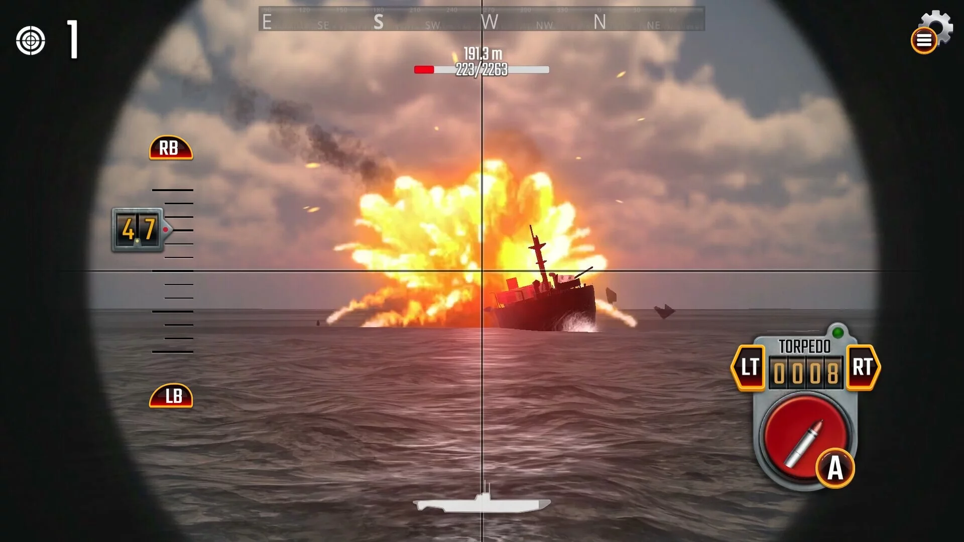 Изображение игры: Uboat Attack