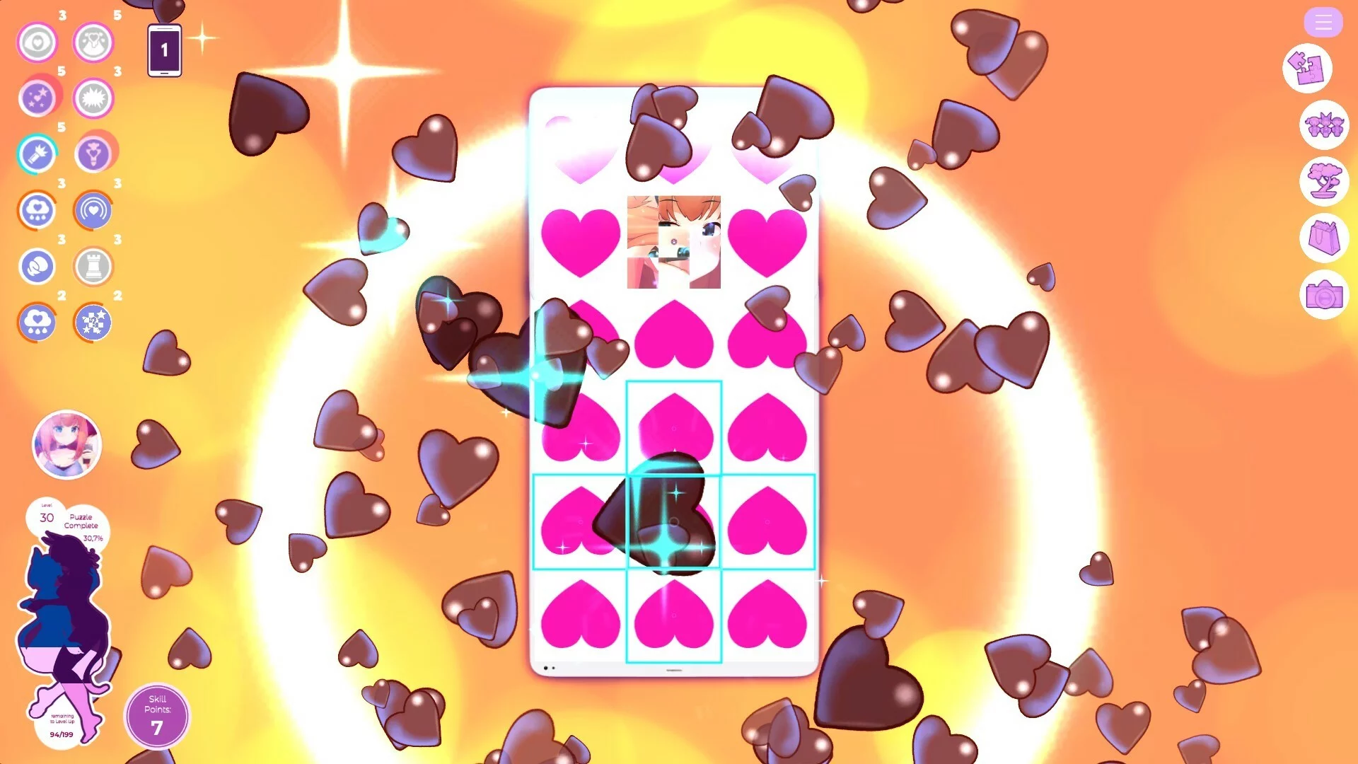Изображение игры: Mosaique Neko Waifus 2
