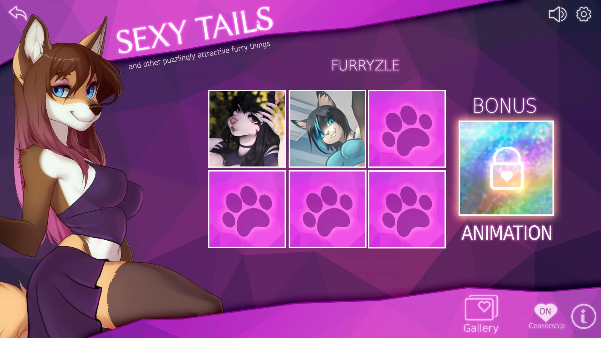 Изображение игры: Sexy Tails And Other Puzzlingly Attractive Furry Things