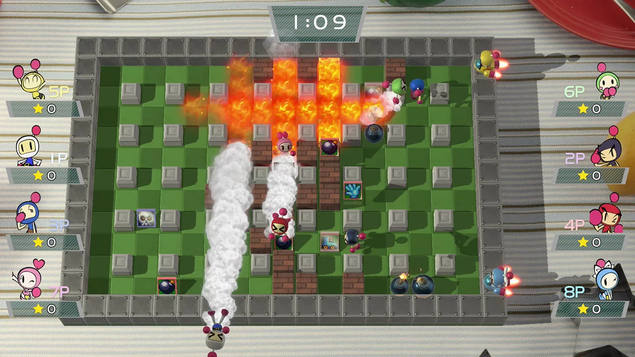 Изображение игры: Super Bomberman R