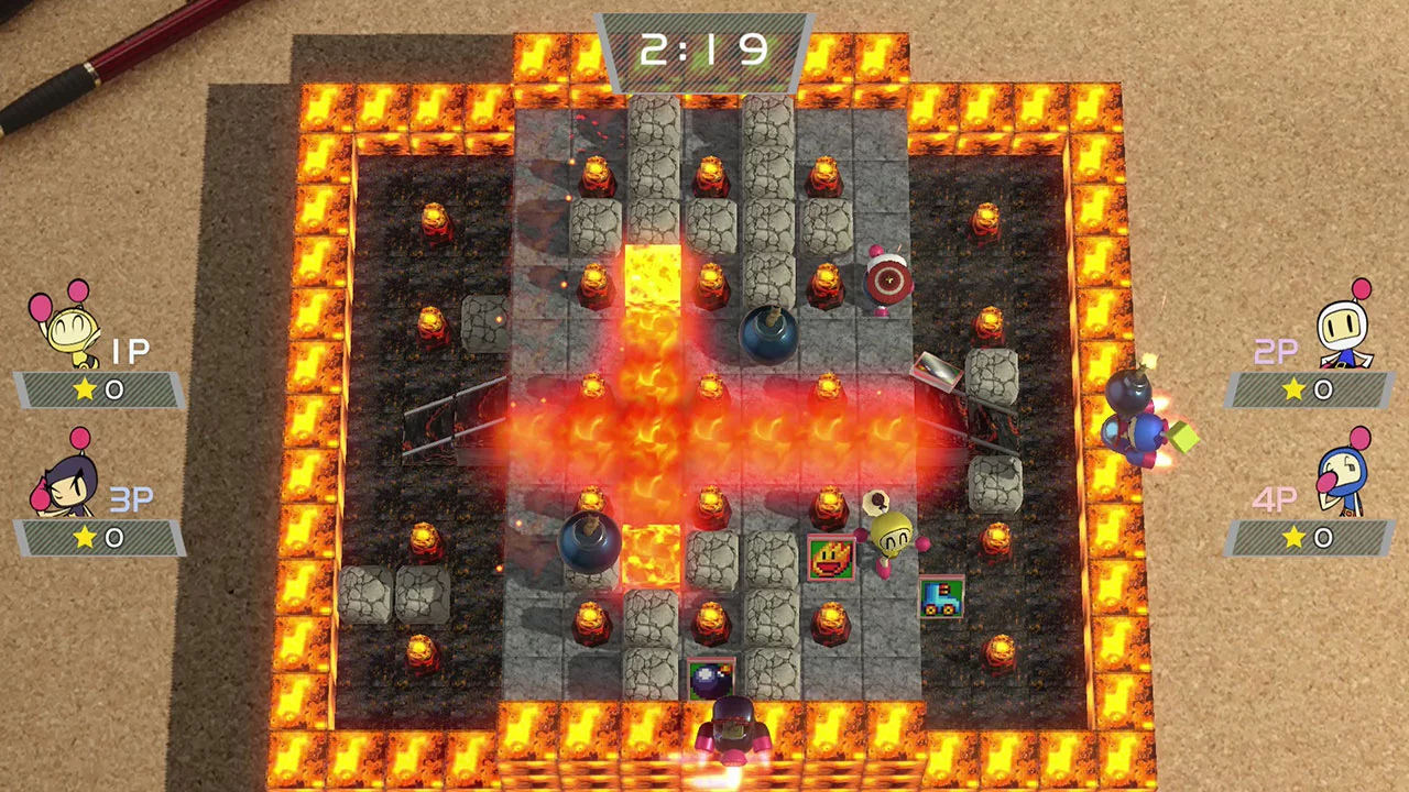 Изображение игры: Super Bomberman R