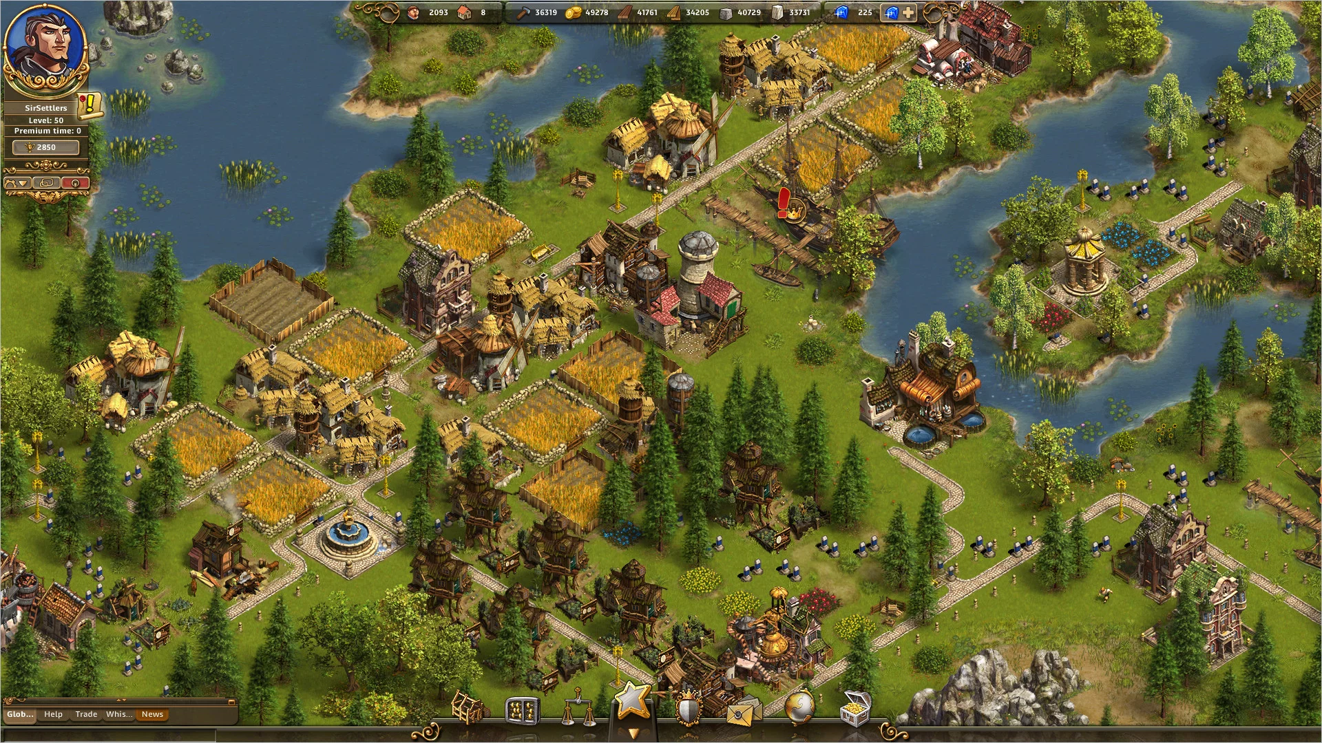 Изображение игры: The Settlers Online
