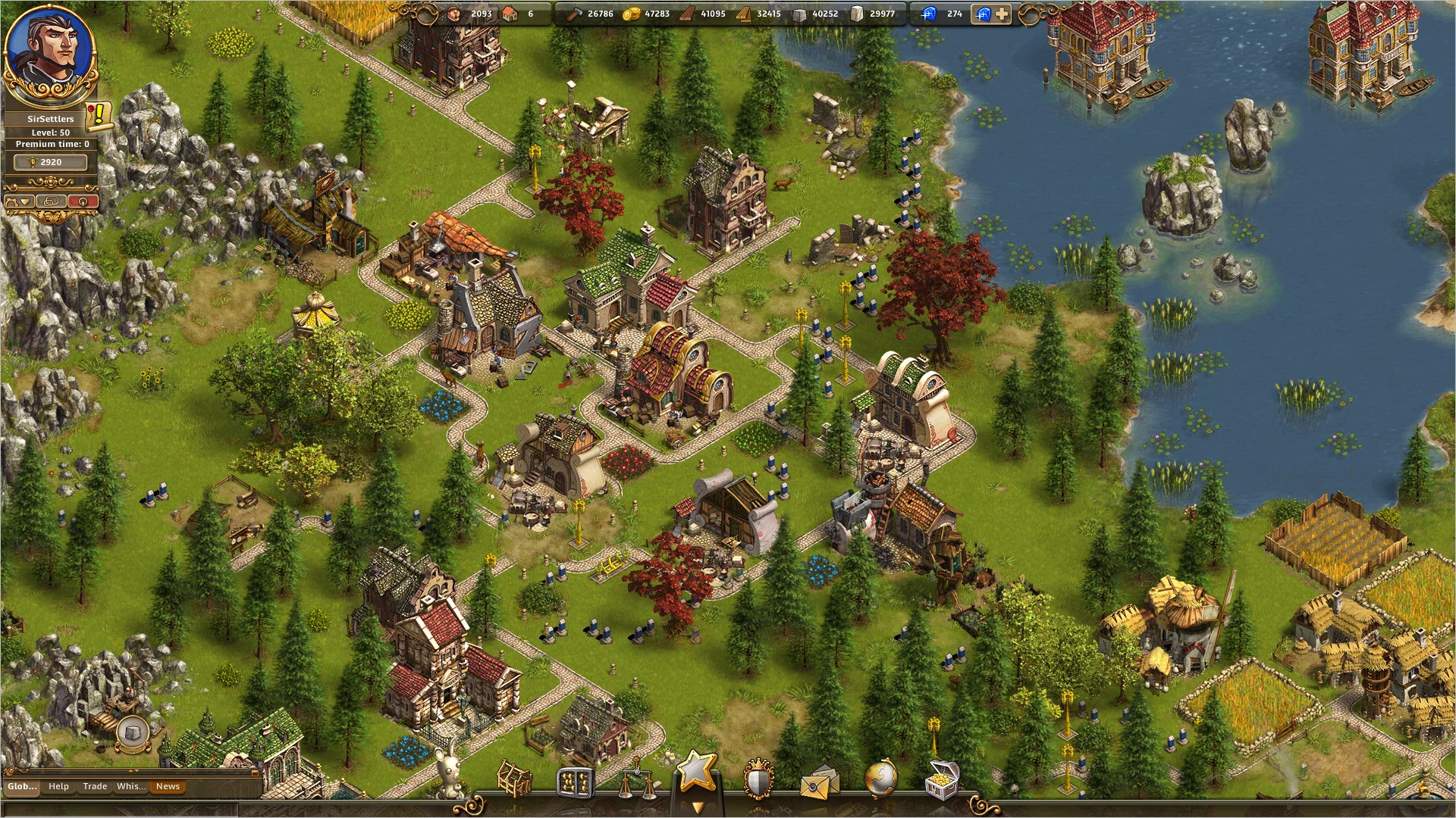 Изображение игры: The Settlers Online