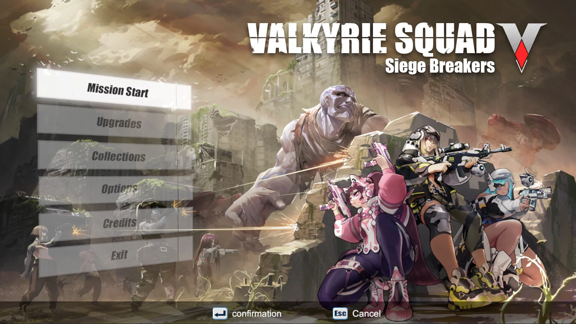 Изображение игры: Valkyrie Squad: Siege Breakers