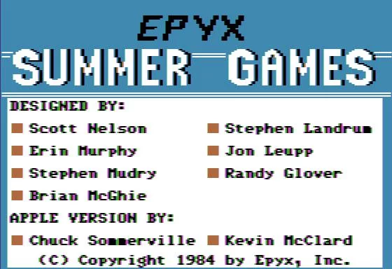 Изображение игры: Summer Games