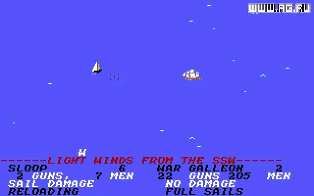 Изображение игры: Sid Meier's Pirates! (1987)