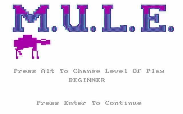 Изображение игры: M.U.L.E.
