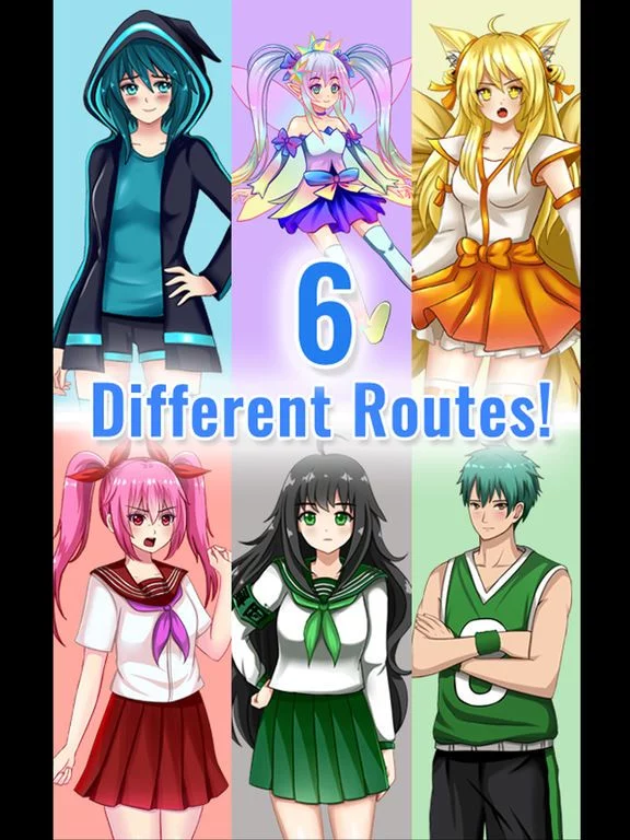 Изображение игры: Gacha Memories - Visual Novel