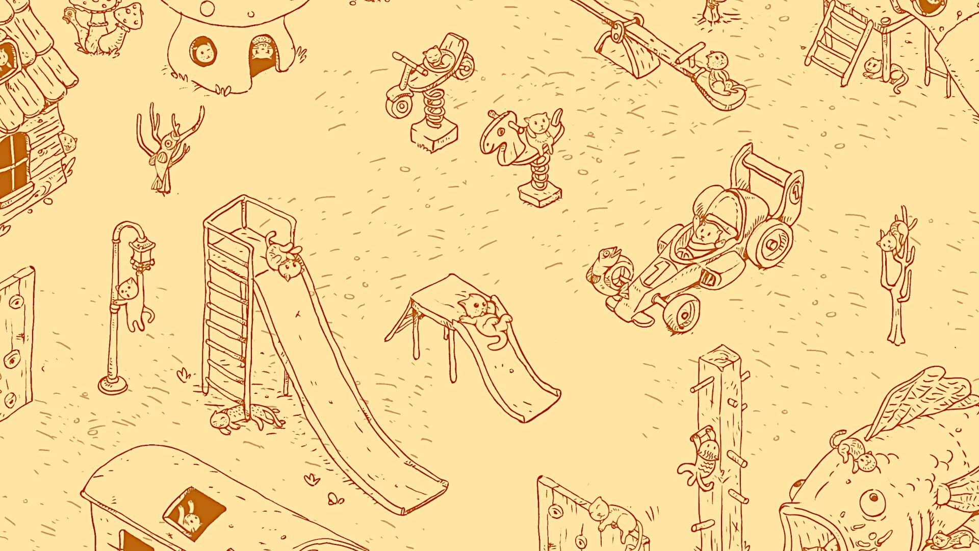 Изображение игры: 100 hidden Cats: Playground
