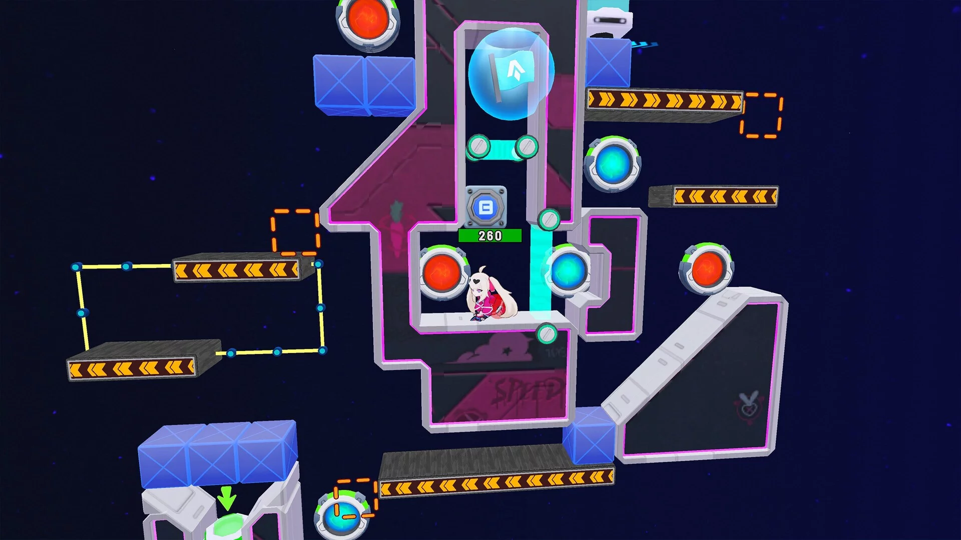 Изображение игры: Neon Runners: Craft & Dash