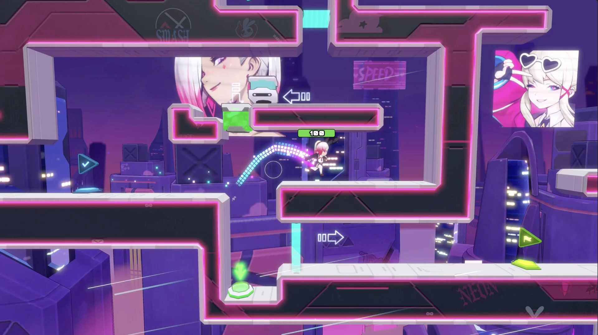 Изображение игры: Neon Runners: Craft & Dash