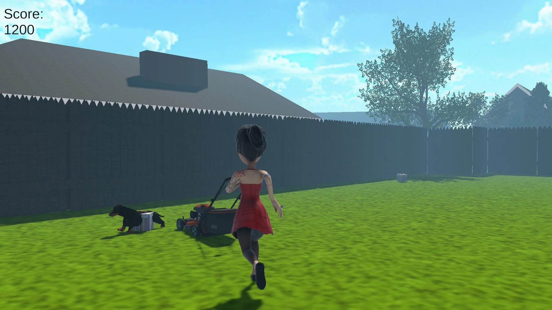 Изображение игры: Lawnmower Day