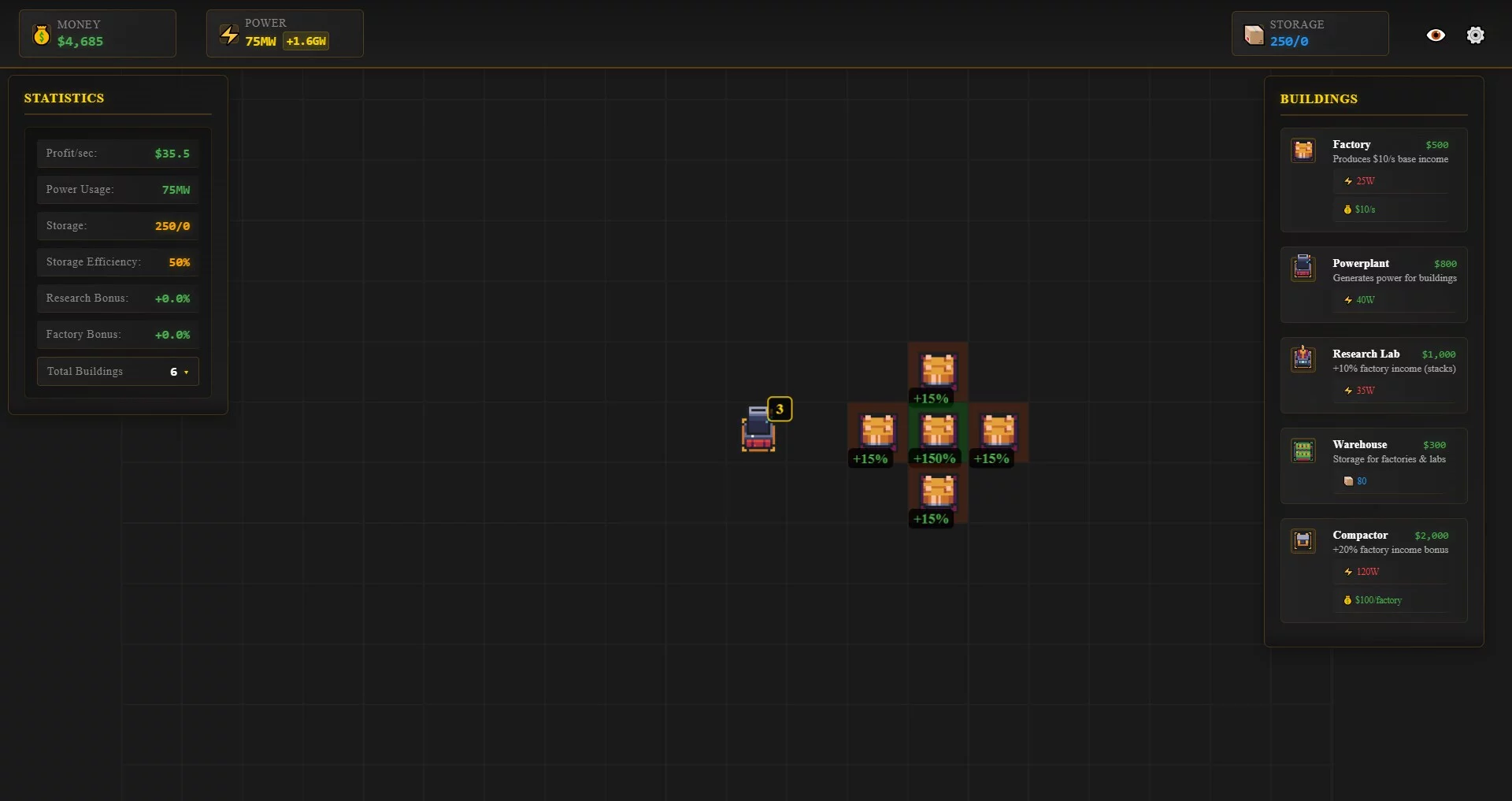 Изображение игры: Idle Grid