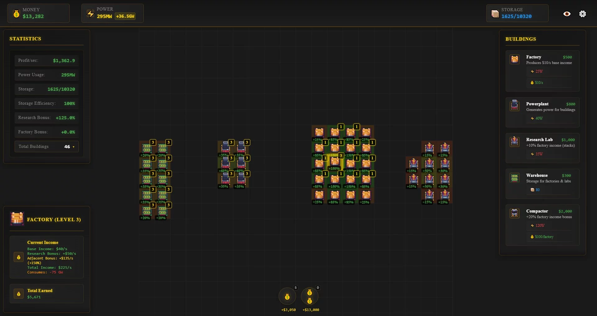 Изображение игры: Idle Grid