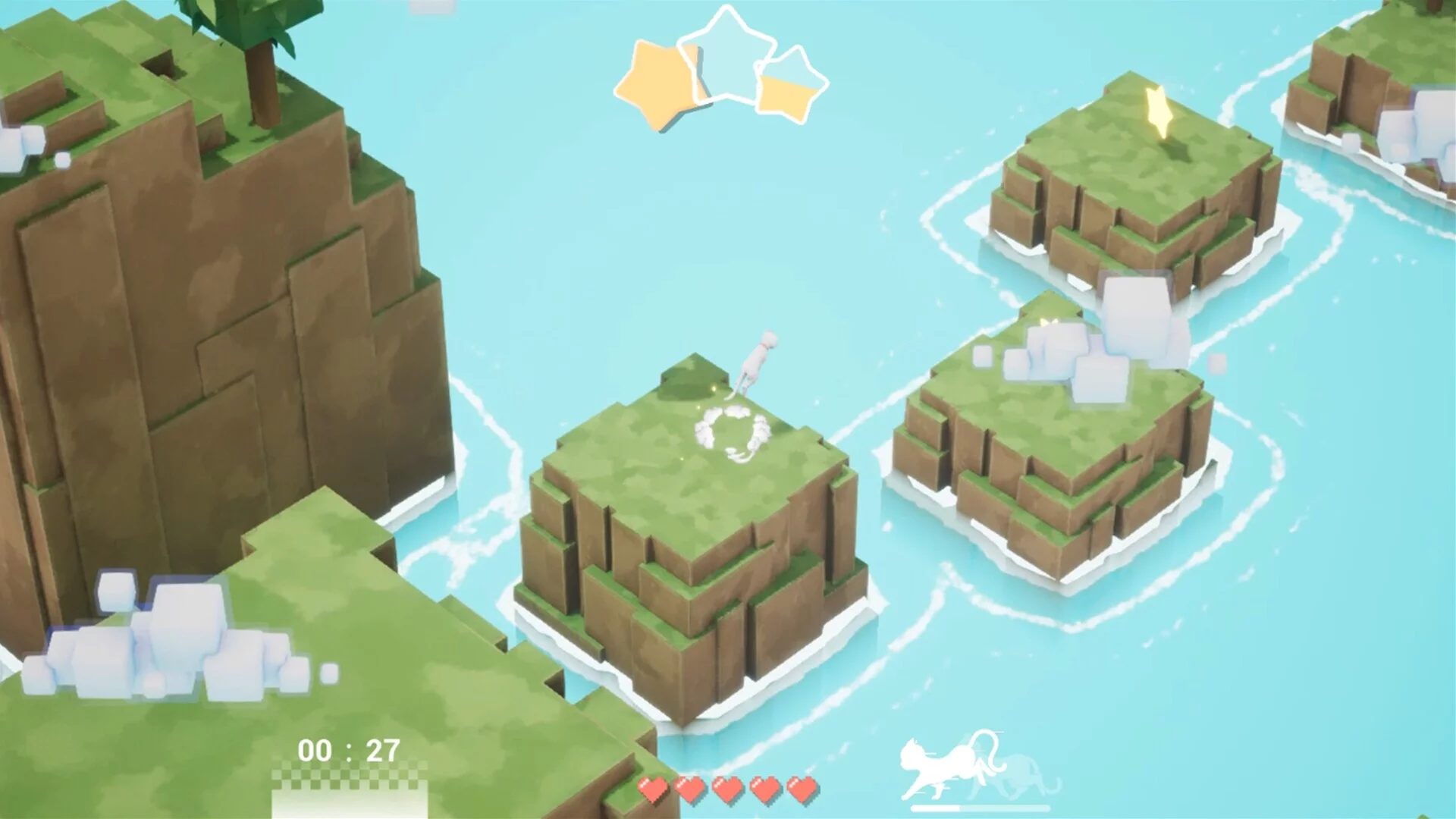 Изображение игры: Jumping kitten