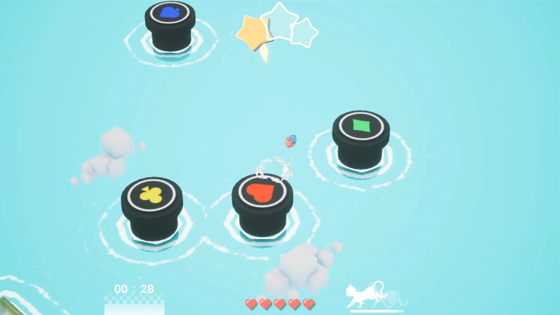 Изображение игры: Jumping kitten
