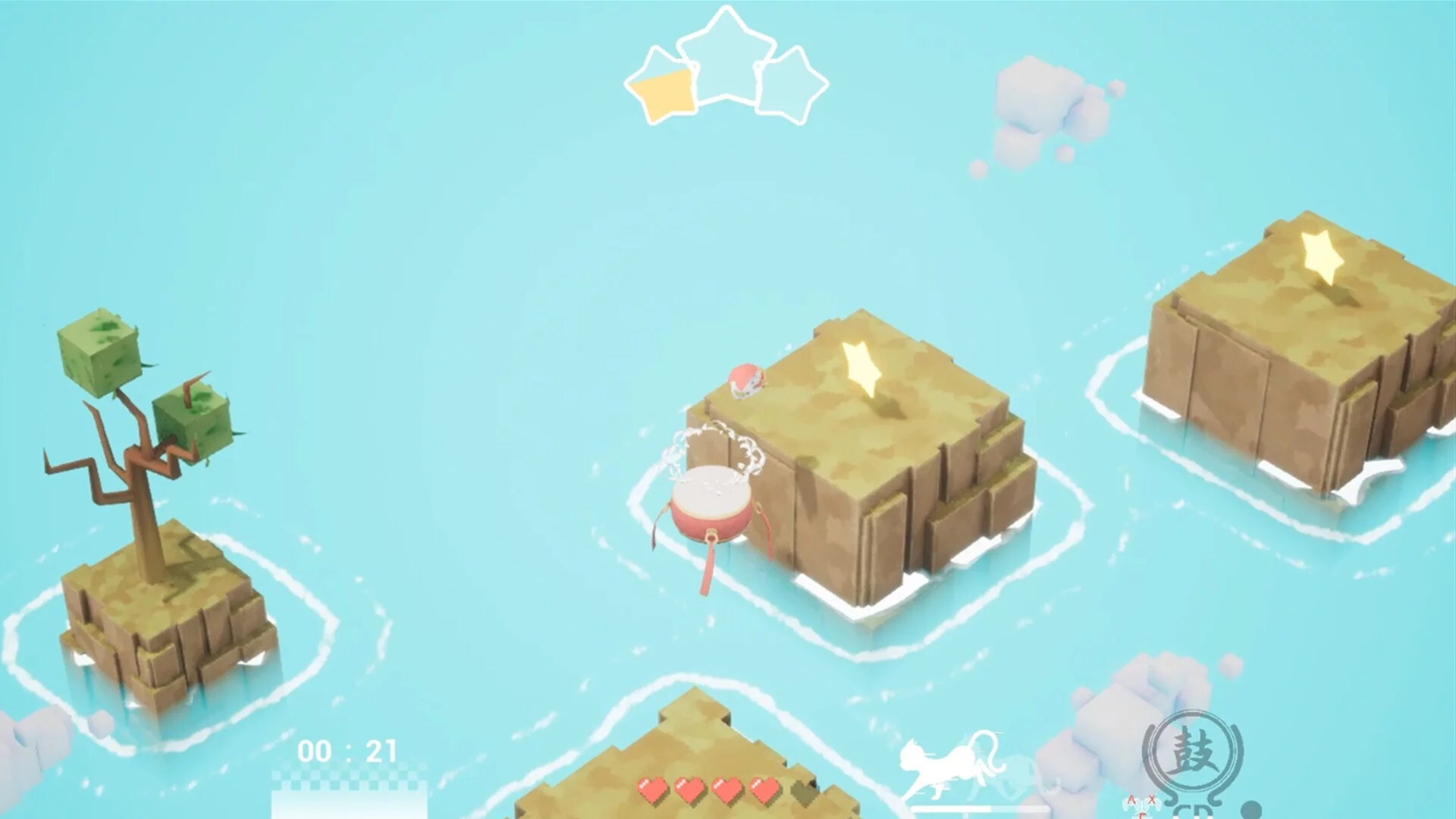 Изображение игры: Jumping kitten
