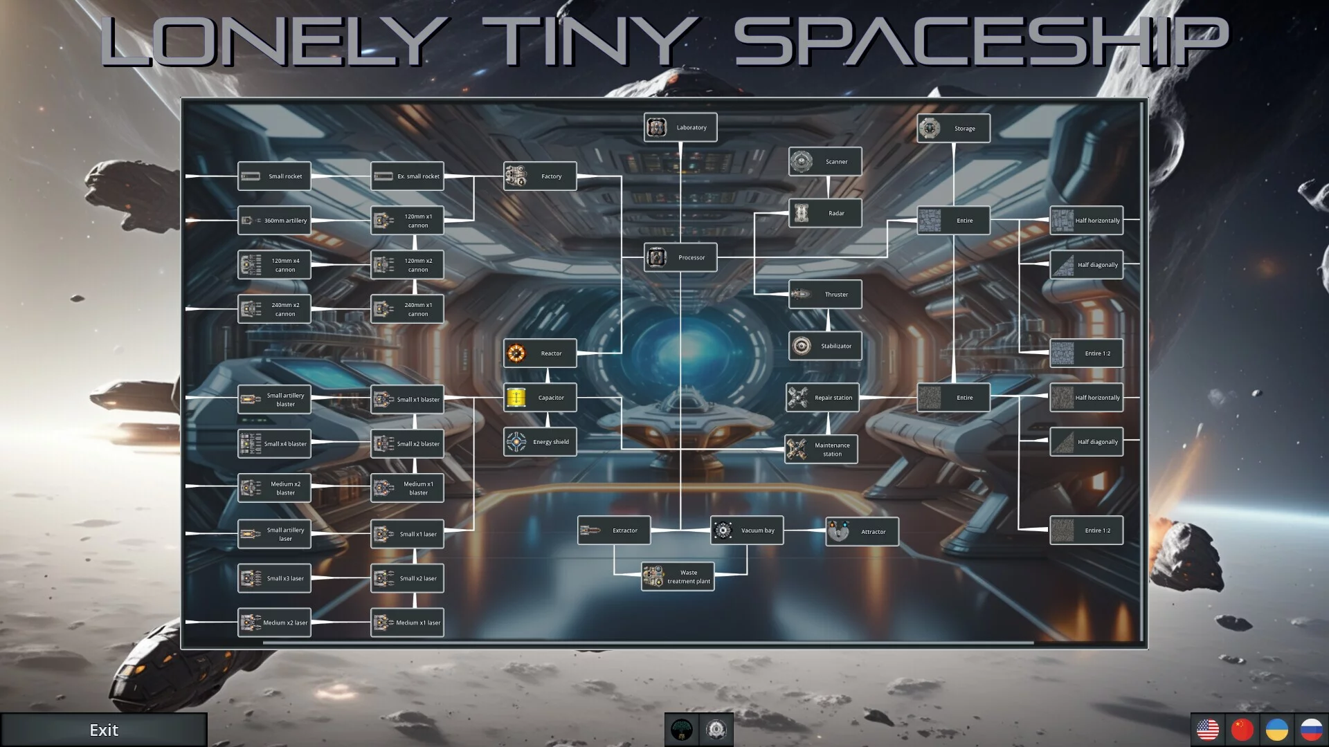 Изображение игры: Lonely tiny spaceship
