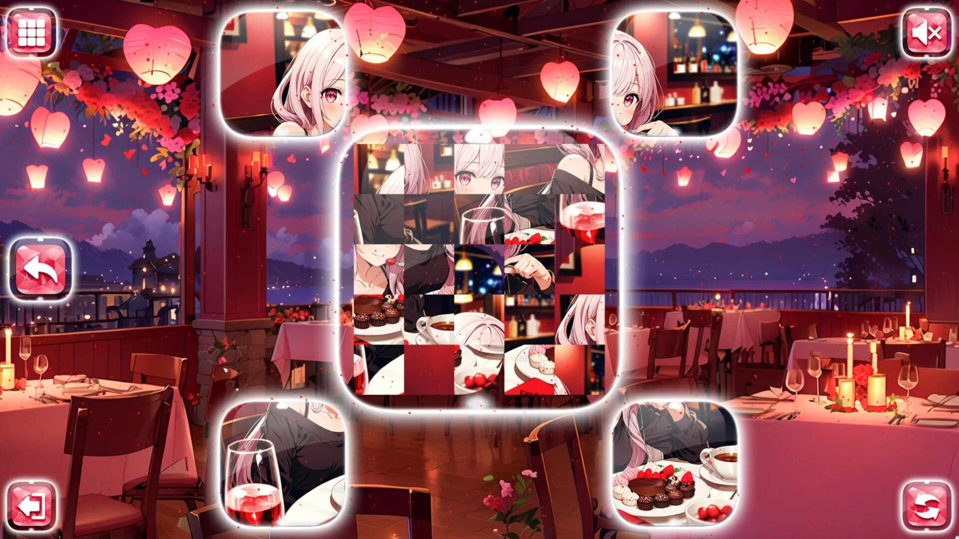 Изображение игры: Lovely Anime Puzzle: Valentine