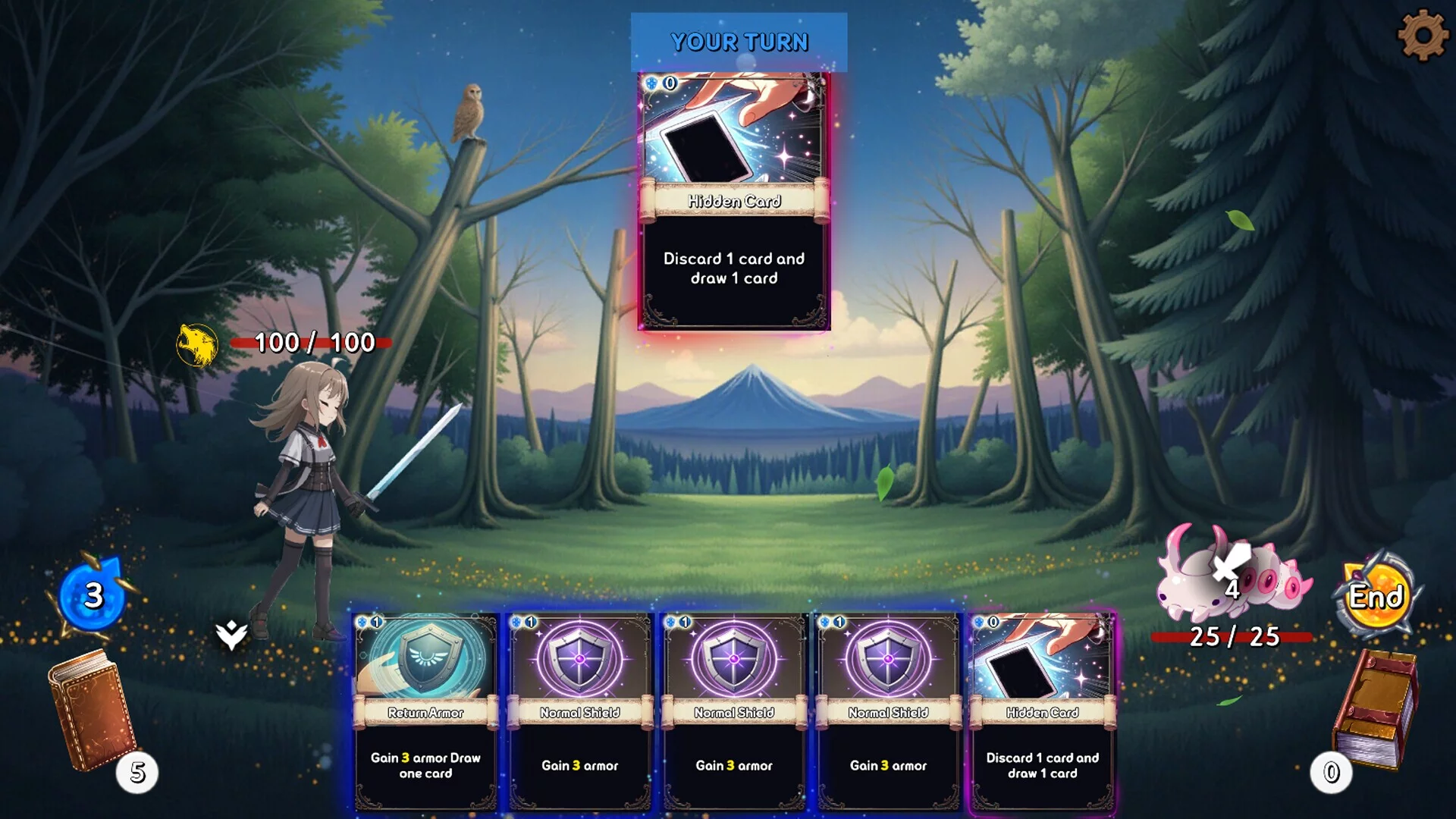 Изображение игры: CardAttack-Gabee's Roads