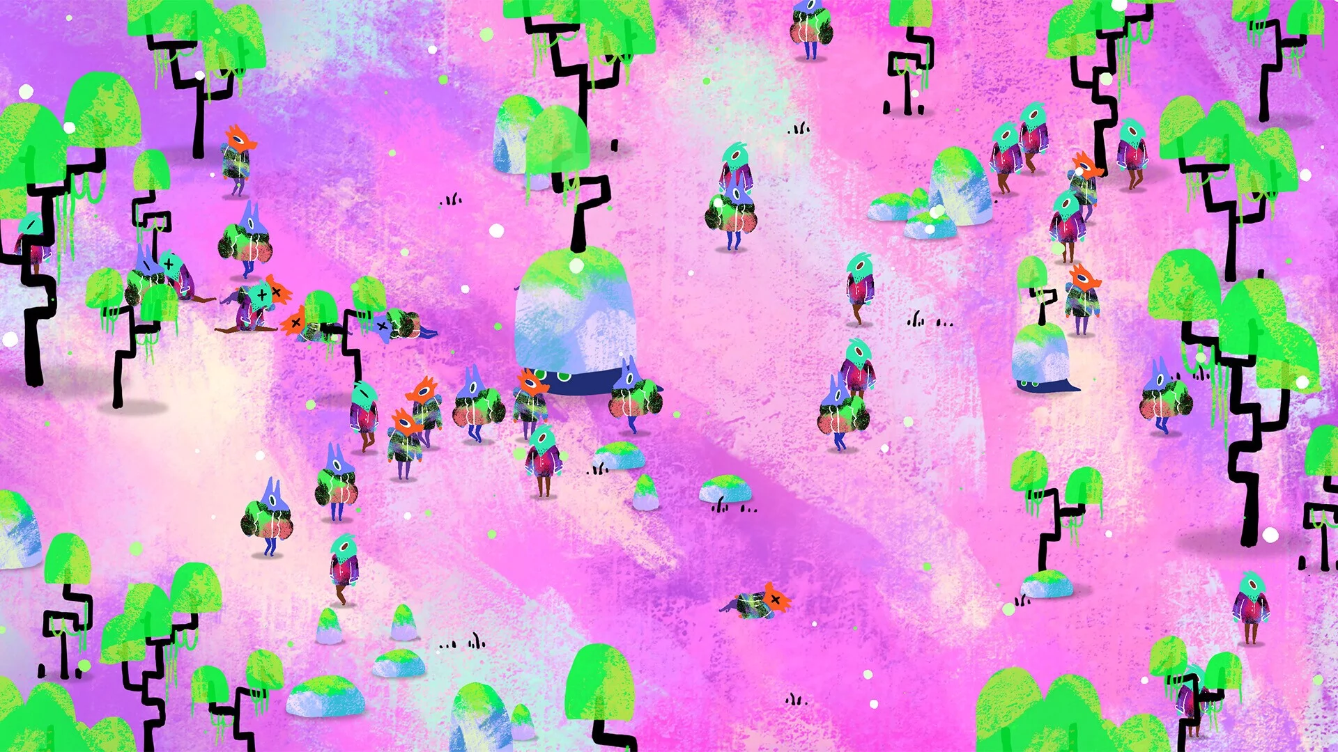 Изображение игры: Neon Knives