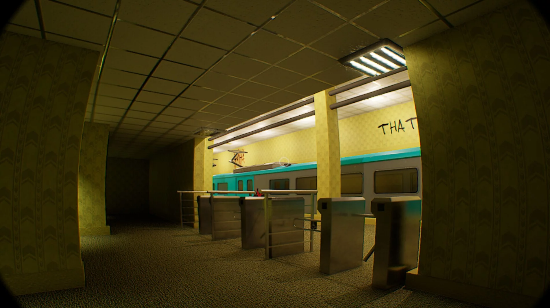 Изображение игры: Running Through Backrooms