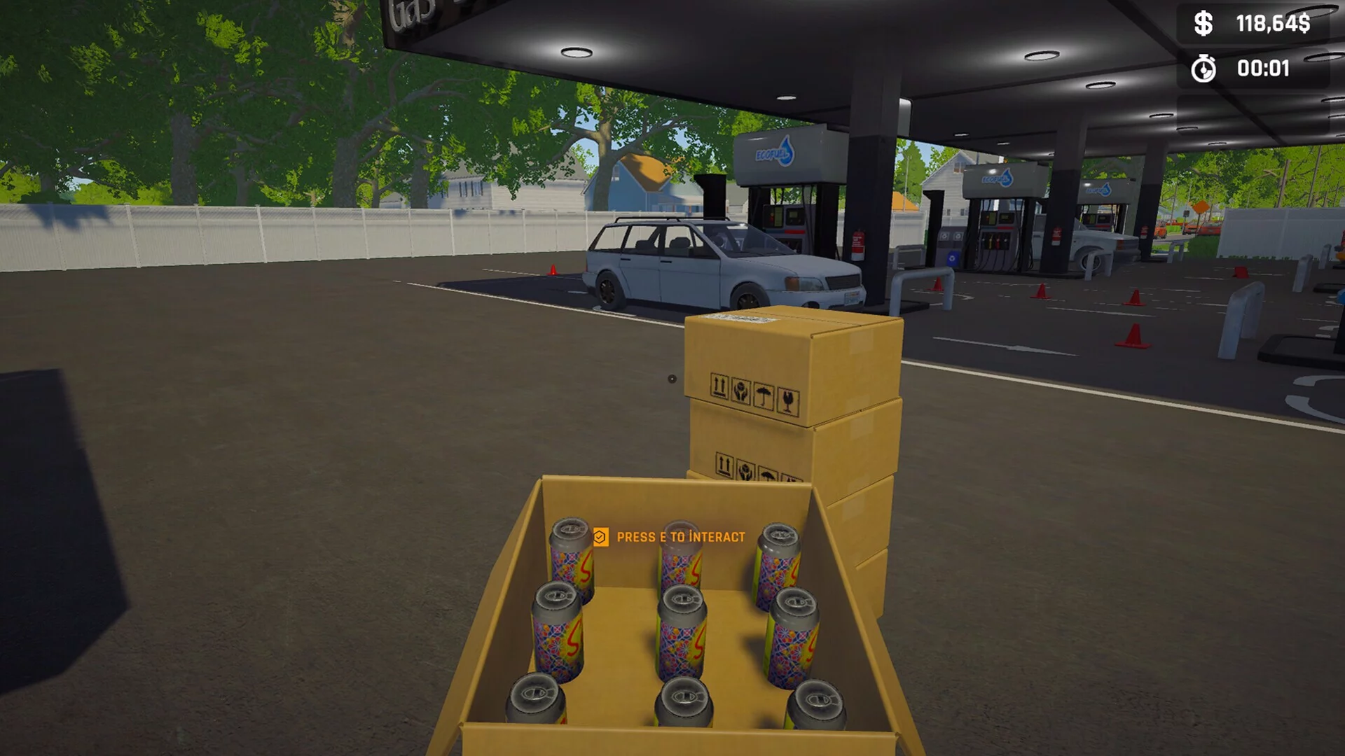 Изображение игры: Town Market Simulator 2025