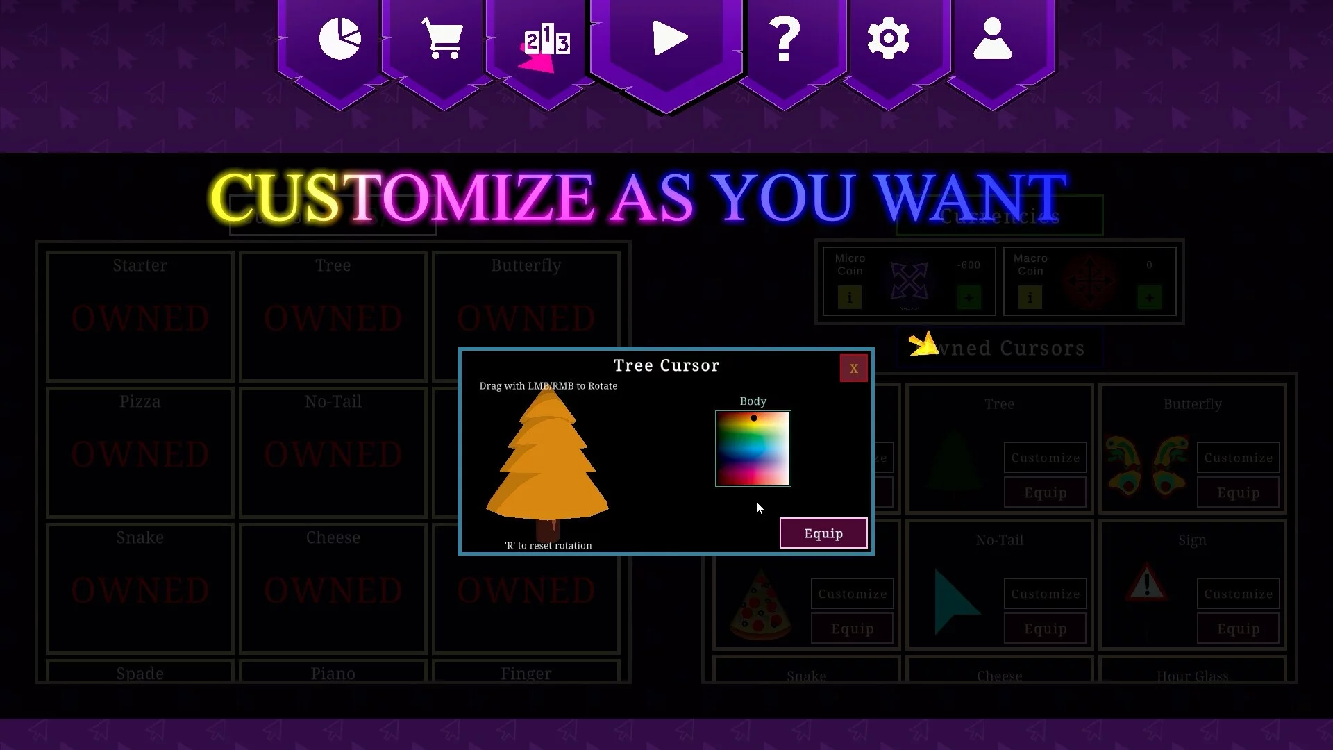 Изображение игры: Curse the Cursor