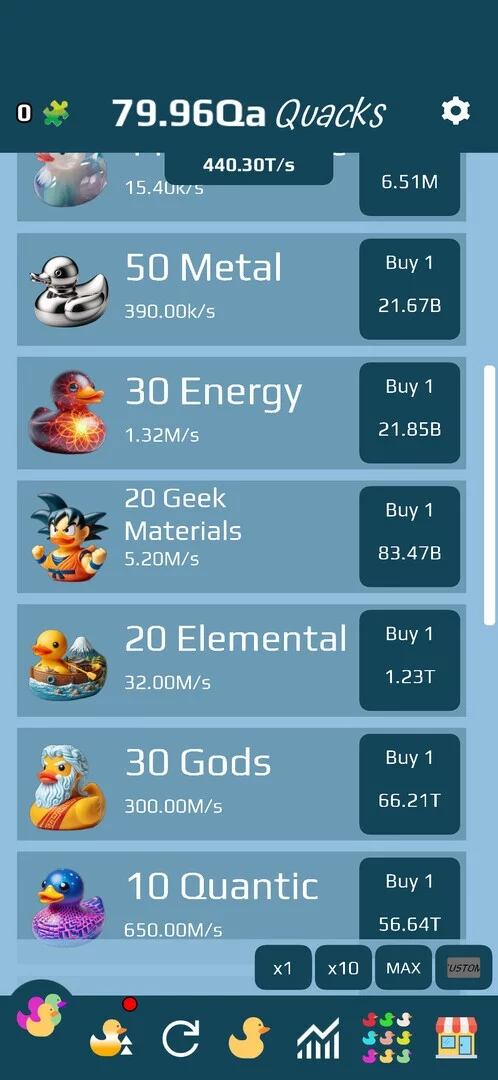 Изображение игры: Ducky Clicker Idle Game