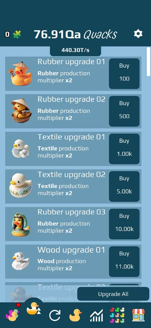 Изображение игры: Ducky Clicker Idle Game