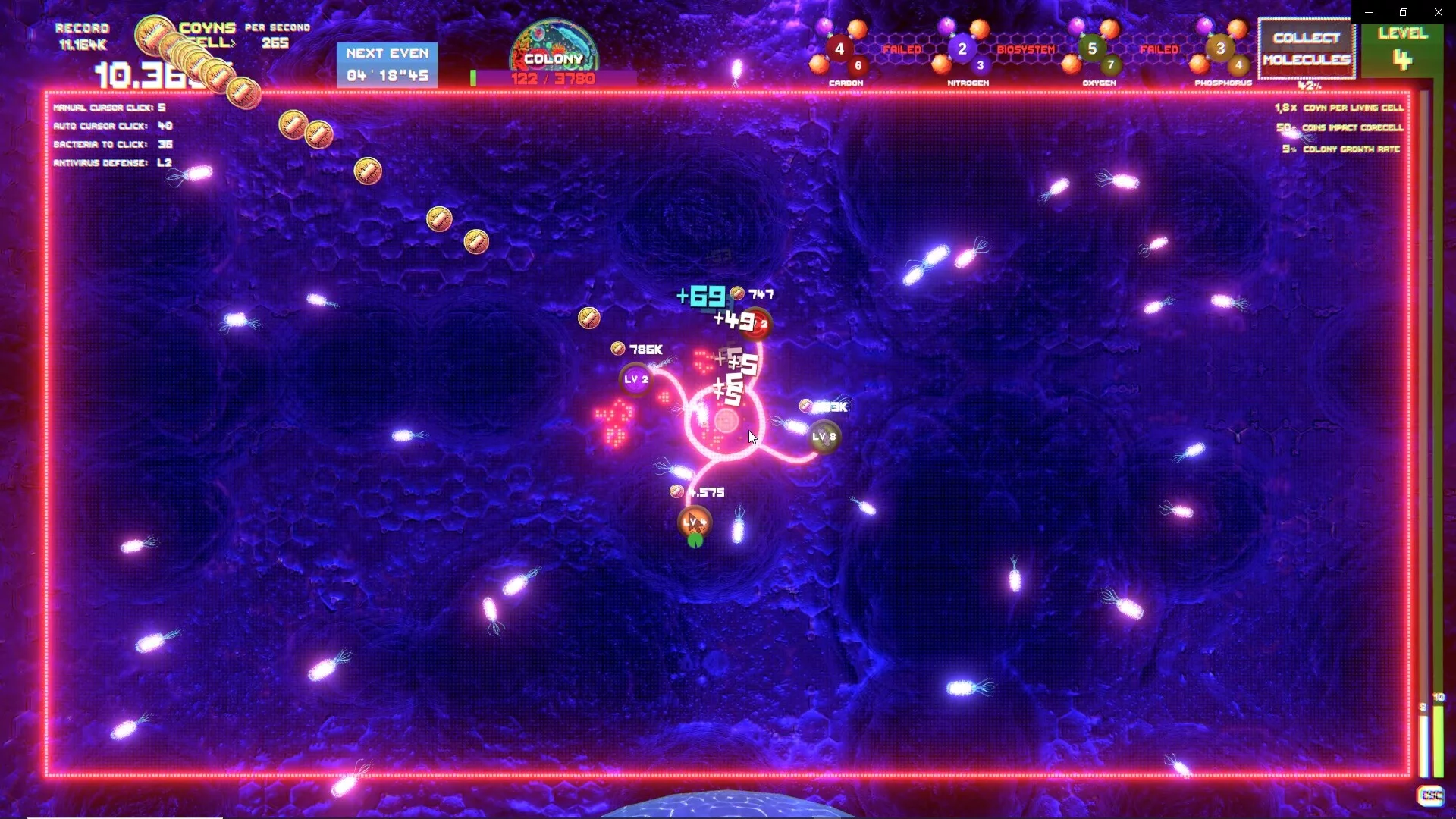 Изображение игры: SynthetiCell BioClicker